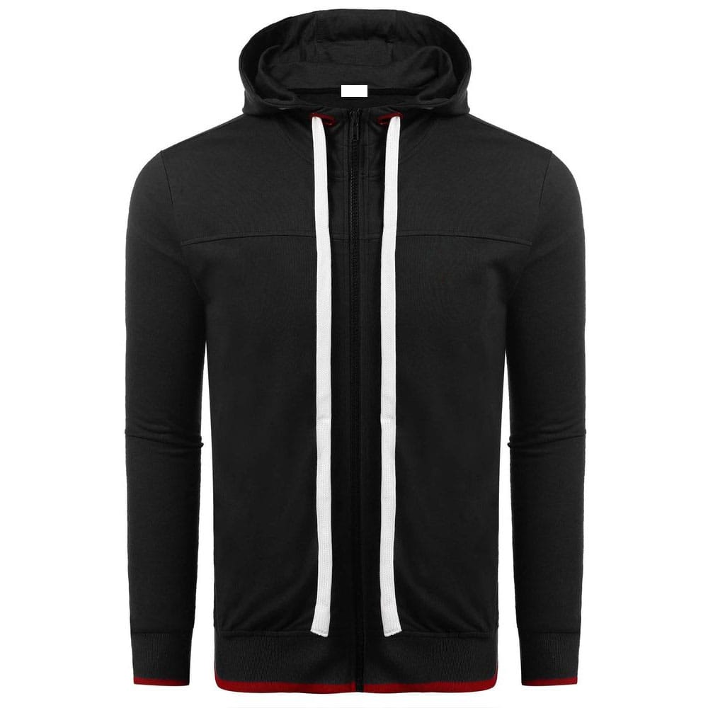 Black Men Casual Hoodie