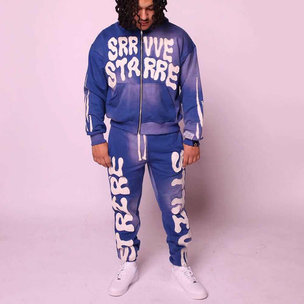 Men’s Streetwear Printed Tracksuit