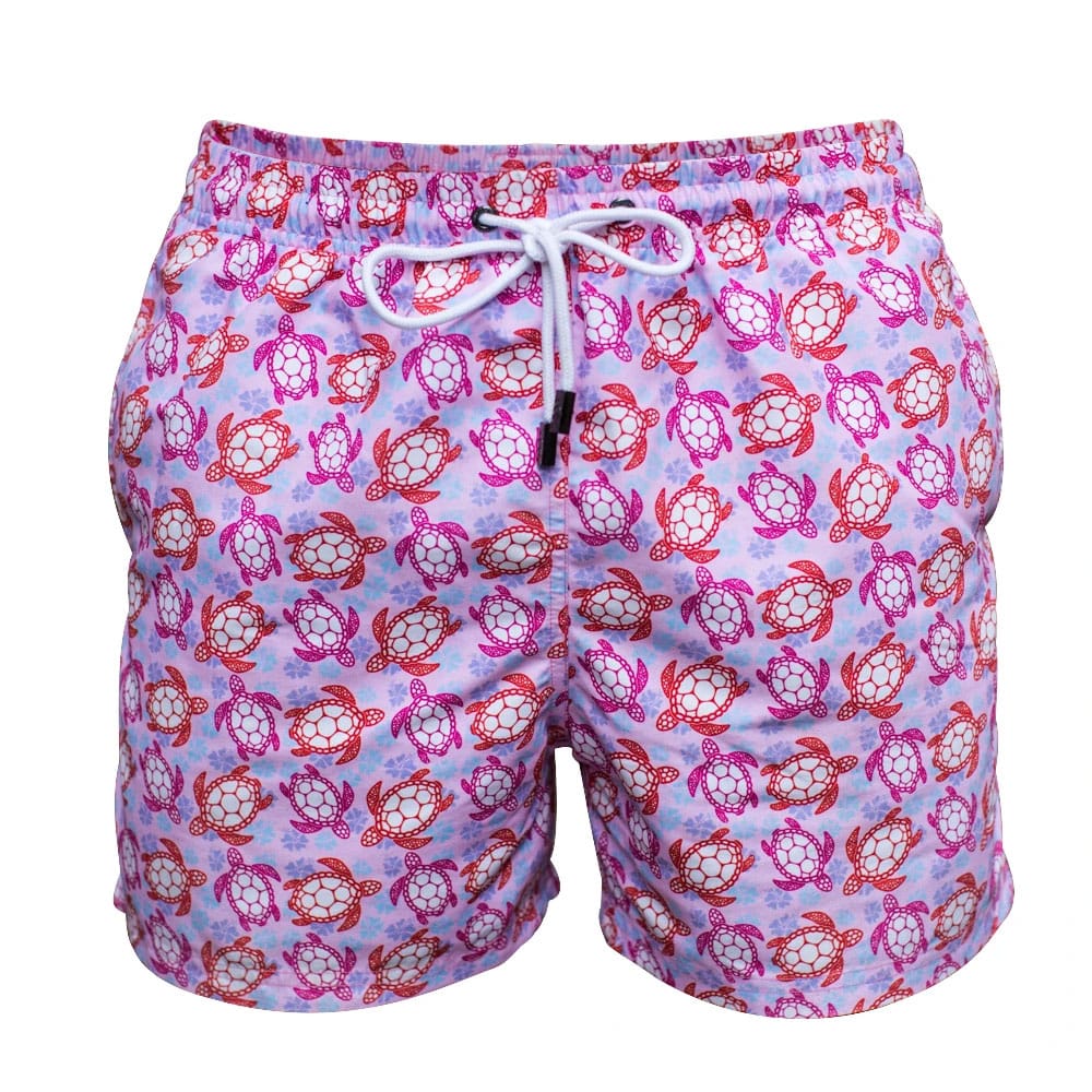 The Beach Turtle Pink Swim Short