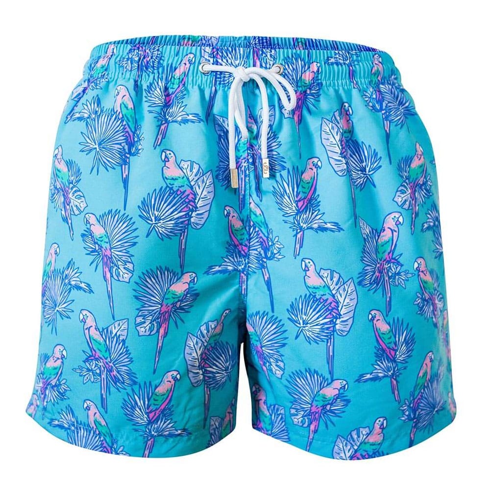 The Pedro Parrot Blue Swim Short