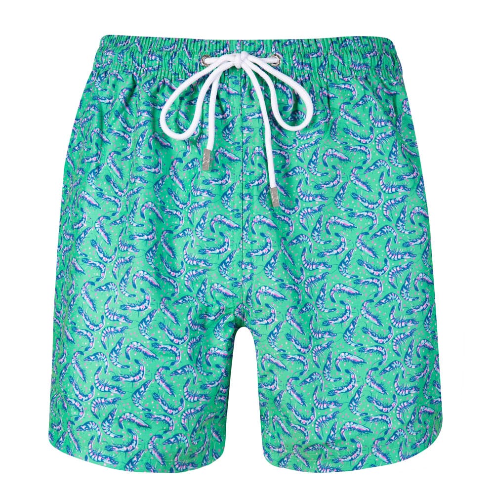 The Winking Prawn Green Swim Short
