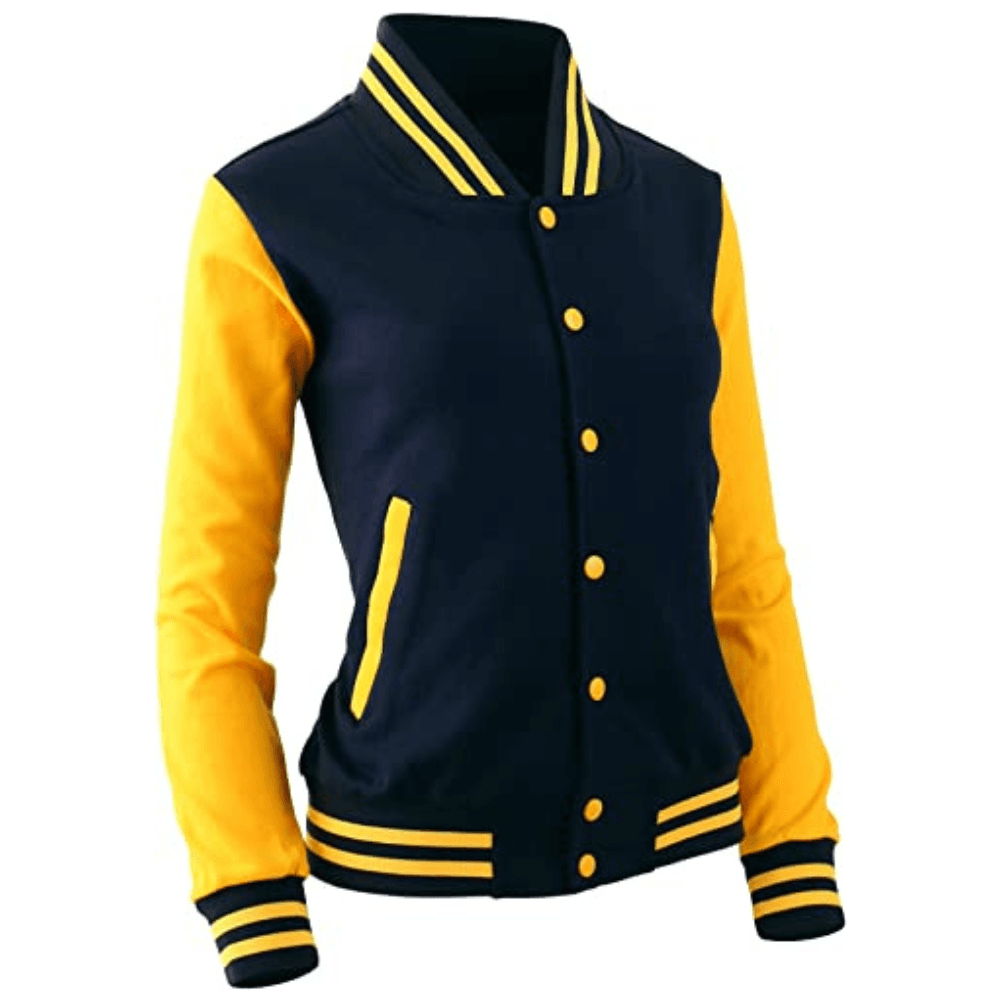 Women's Baseball Jacket Varsity Cotton Letterman Jackets