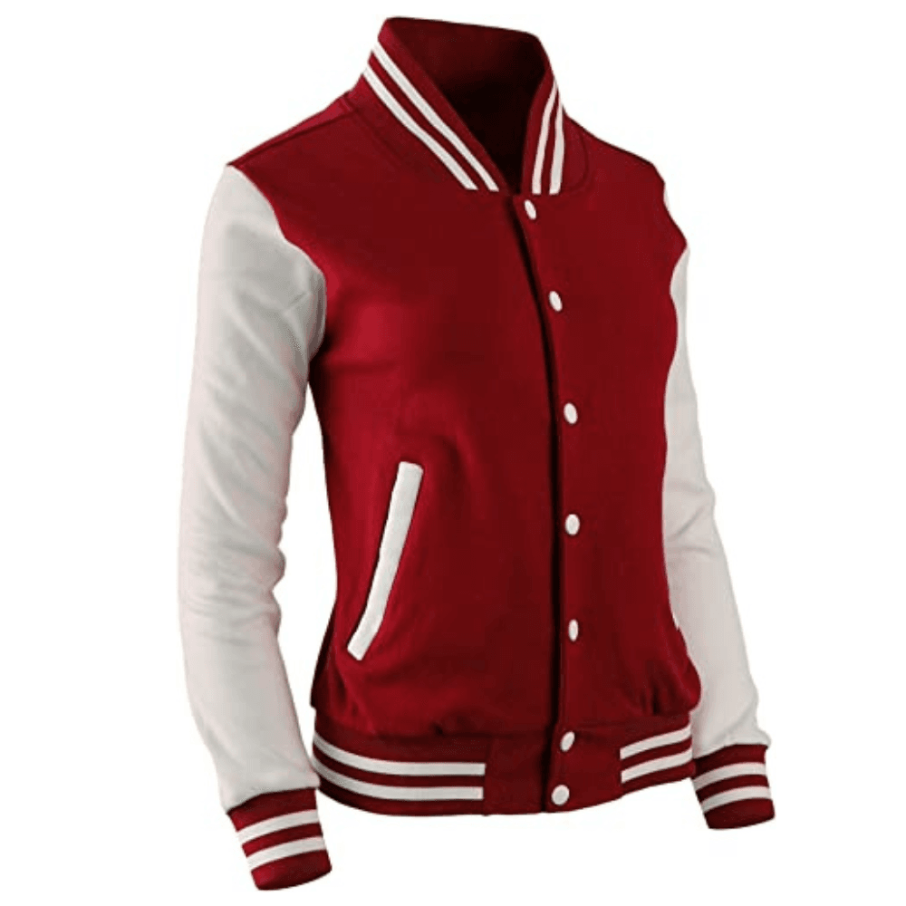 Women's Baseball Jacket Varsity Cotton Letterman Jackets