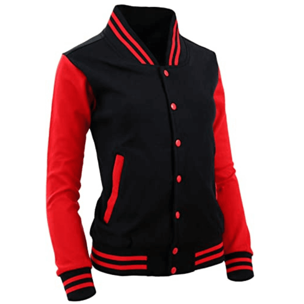 Women's Baseball Jacket Varsity Cotton Letterman Jackets