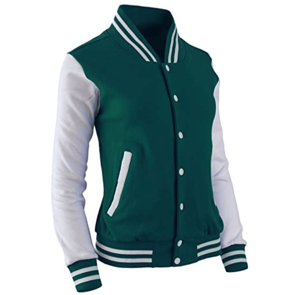 Women's Baseball Jacket Varsity Cotton Letterman Jackets
