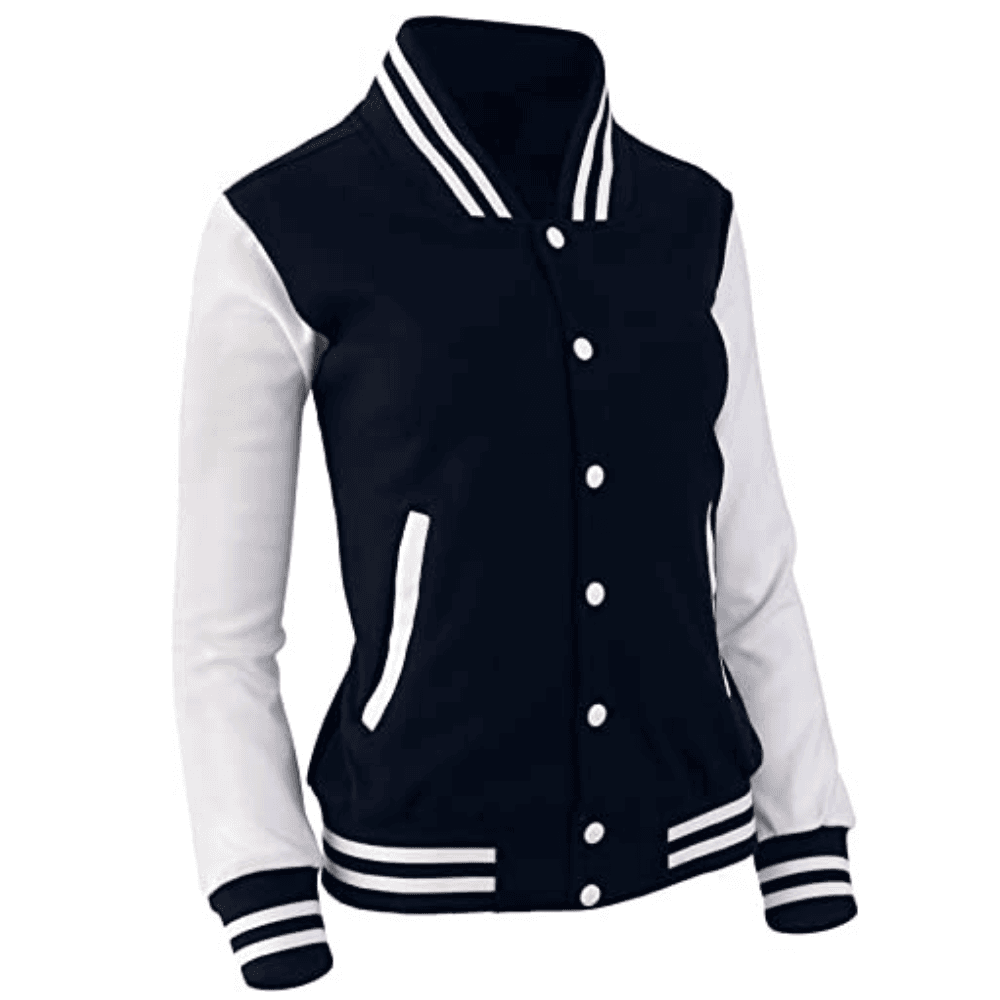 Women's Baseball Jacket Varsity Cotton Letterman Jackets