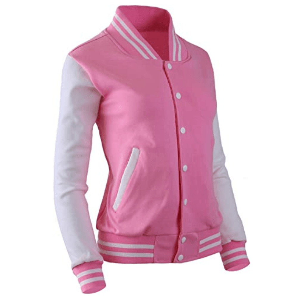 Women's Baseball Jacket Varsity Cotton Letterman Jackets