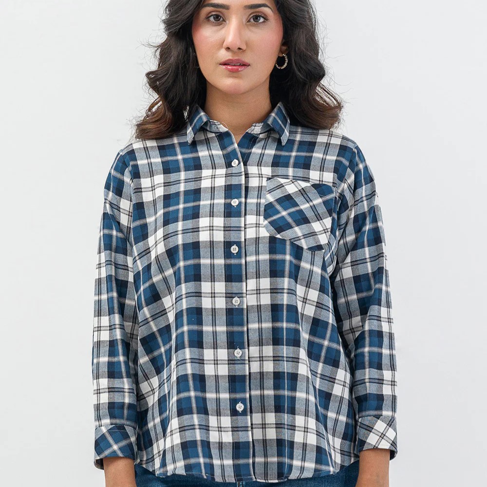 Women’s Checked Flannel Shirt